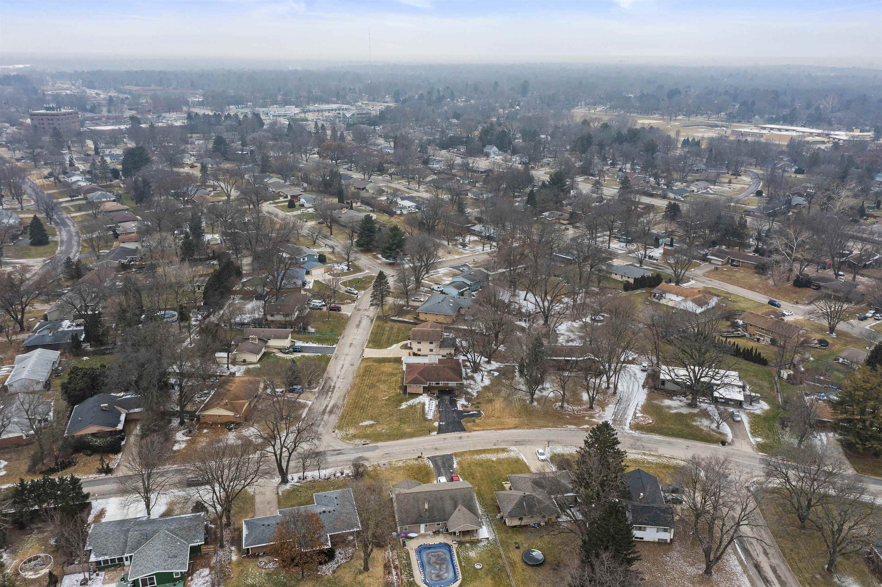 4711 Brookview Road Rockford, IL 61107 - Photo 26 of 26 an aerial view of residential building and parking space