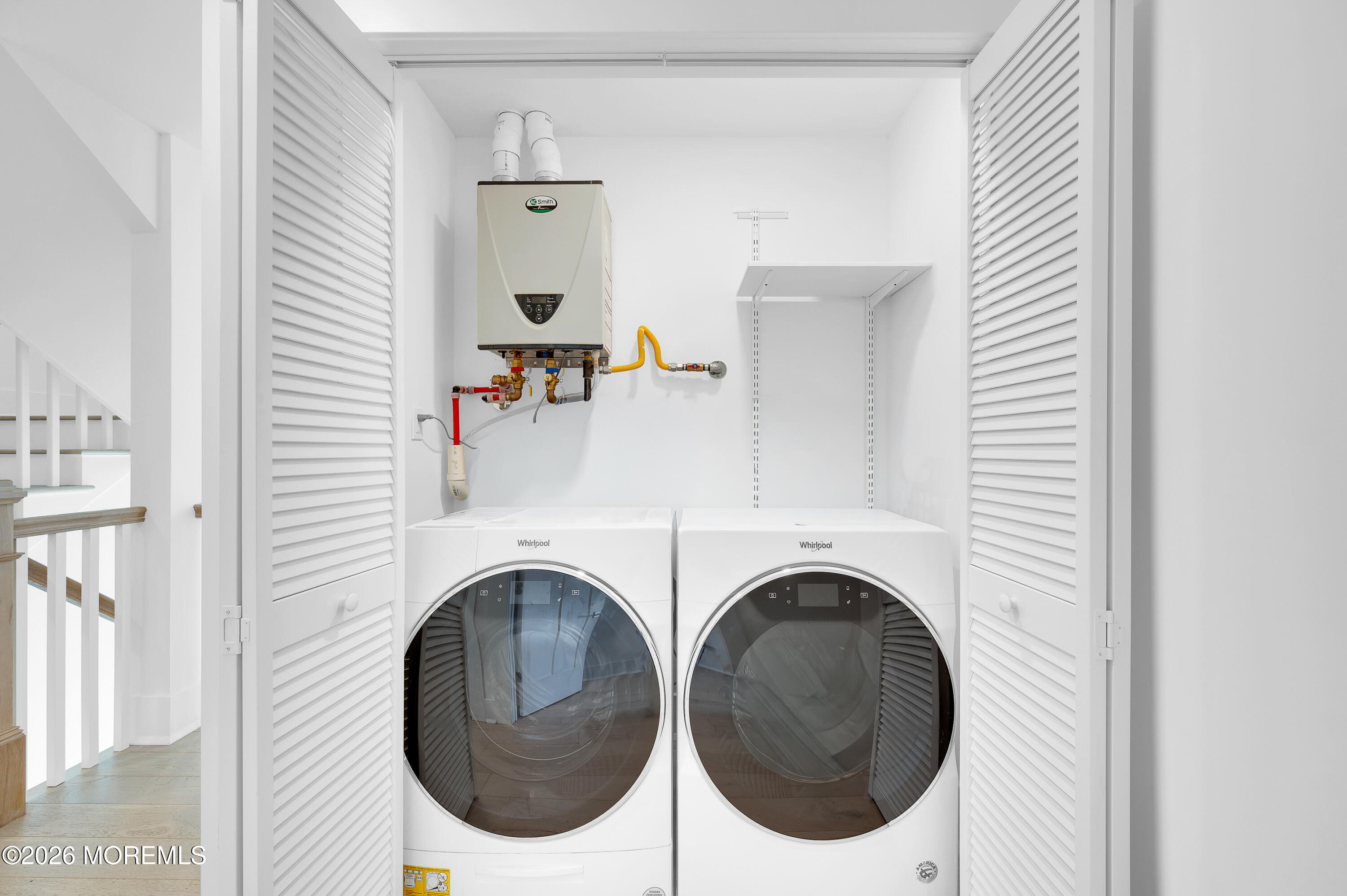2000 Highway 35 Seaside Heights, NJ 08751 - Photo 31 of 55 a view of a hallway with washer and dryer