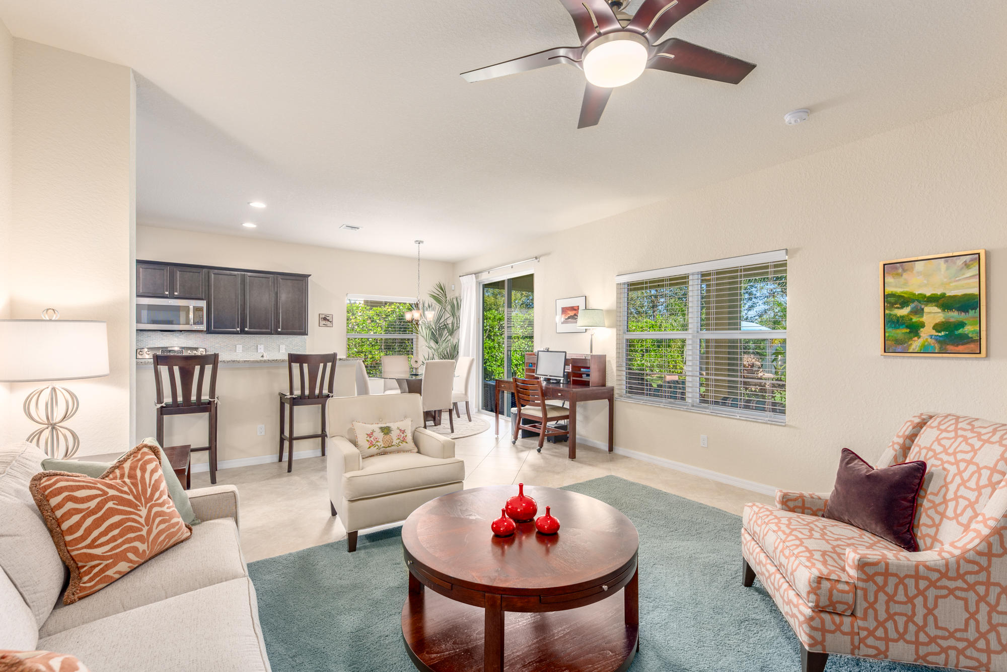 151 Rudder Cay Way Jupiter, FL 33458 - Photo 9 of 32 a living room with furniture and a large window