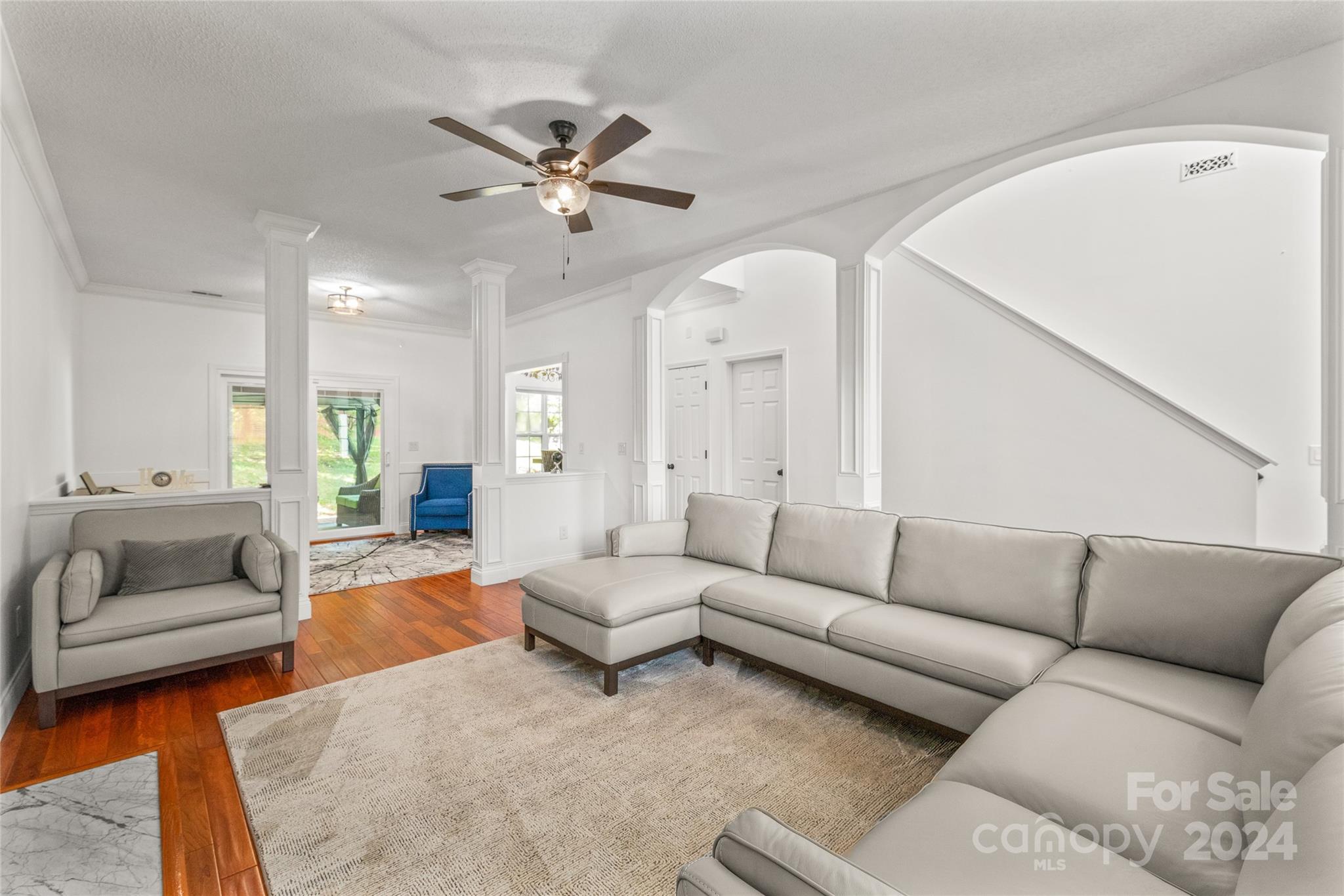 3008 Viola Lane Monroe, NC 28110 - Photo 12 of 36 a living room with furniture and a large window