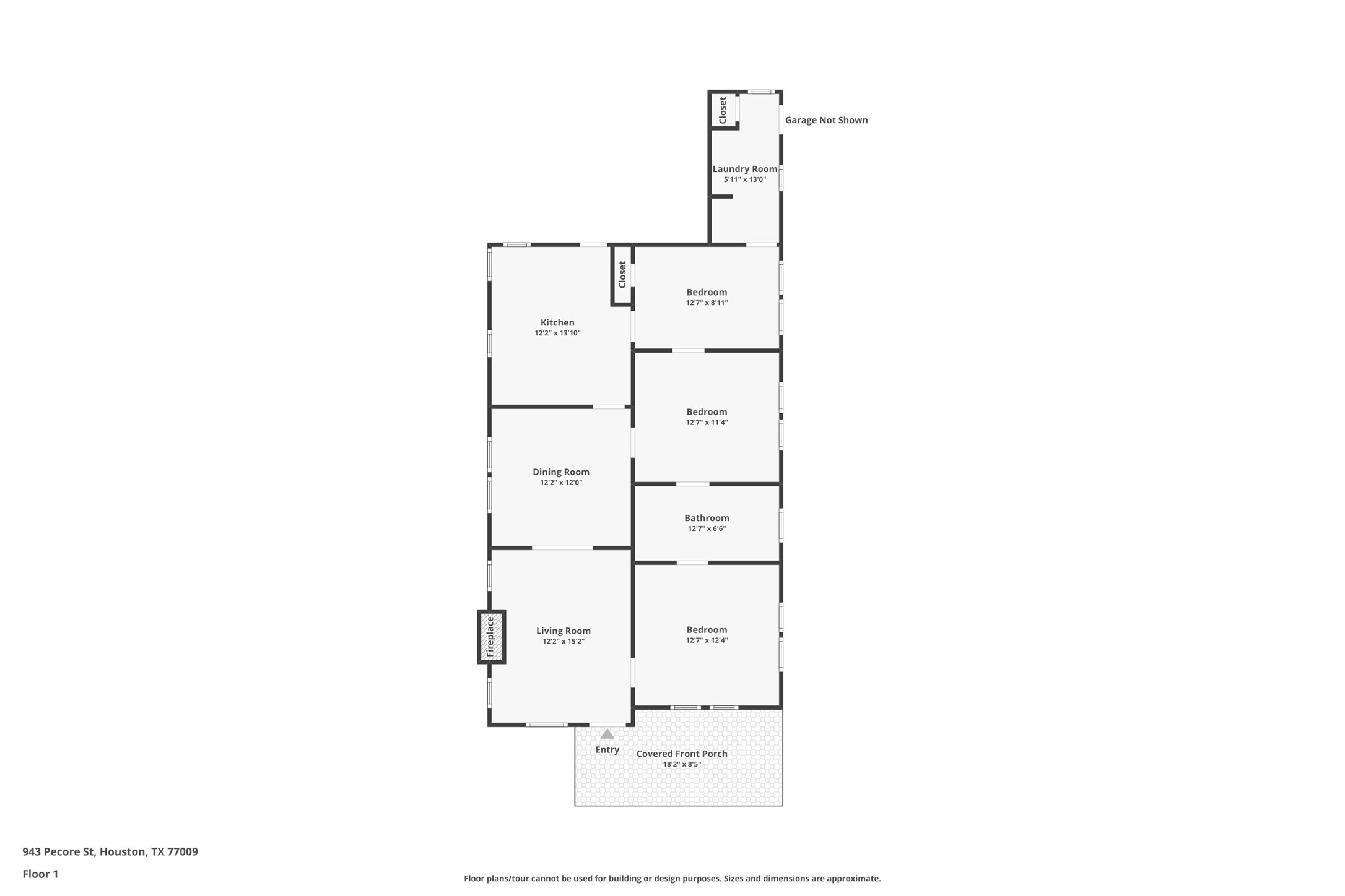943 Pecore Street Houston, TX 77009 - Photo 19 of 19 Floorplan