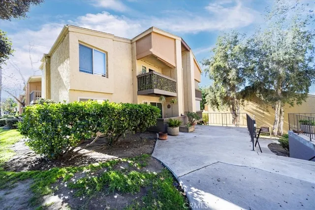 a view of a house with a patio