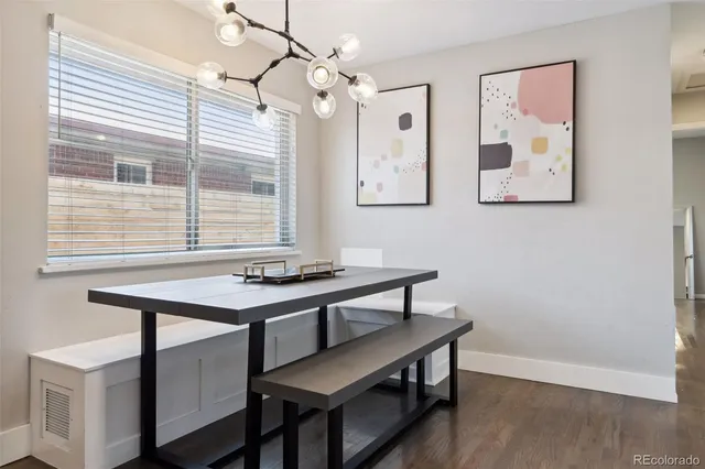 a view of a workspace with furniture