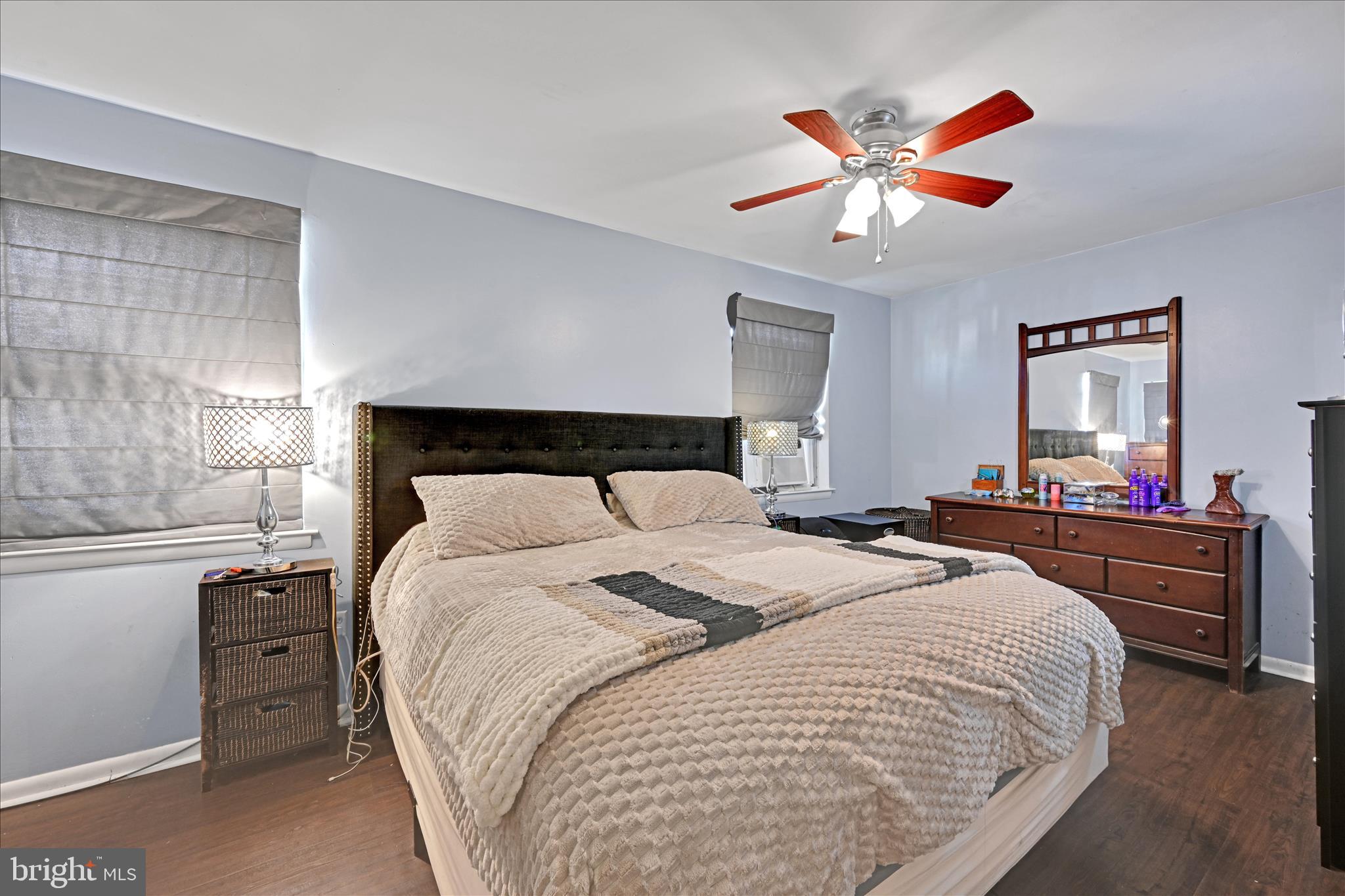 1053 Williamsburg Road Lancaster, PA 17603 - Photo 20 of 33 a bedroom with a bed and a chandelier