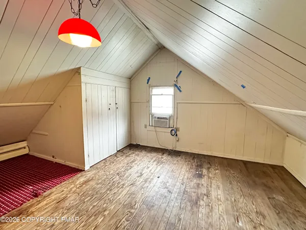 a close view of water heater room