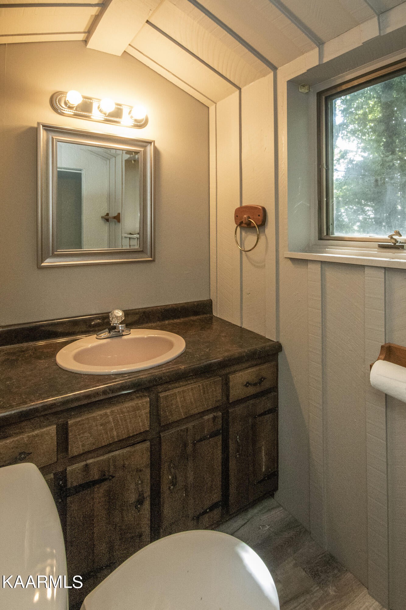 431 Sunnyside Road Sweetwater, TN 37874 - Photo 35 of 47 a bathroom with a toilet a sink and mirror
