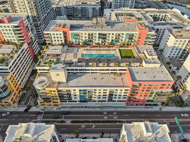 a view of a large building