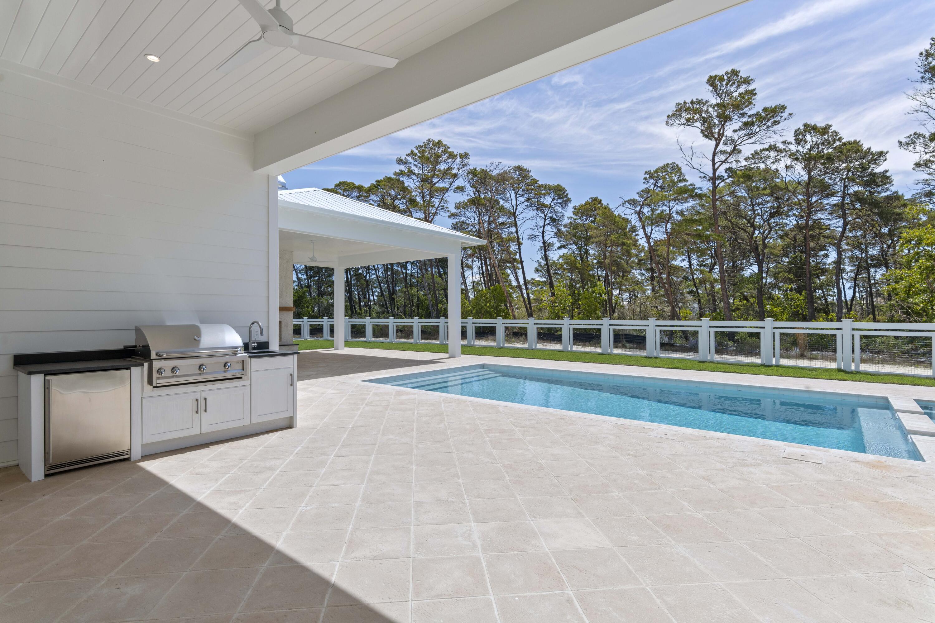 130 East Elliot Way Watersound, FL 32461 - Photo 16 of 52 Covered Porch w/ Summer Kitchen