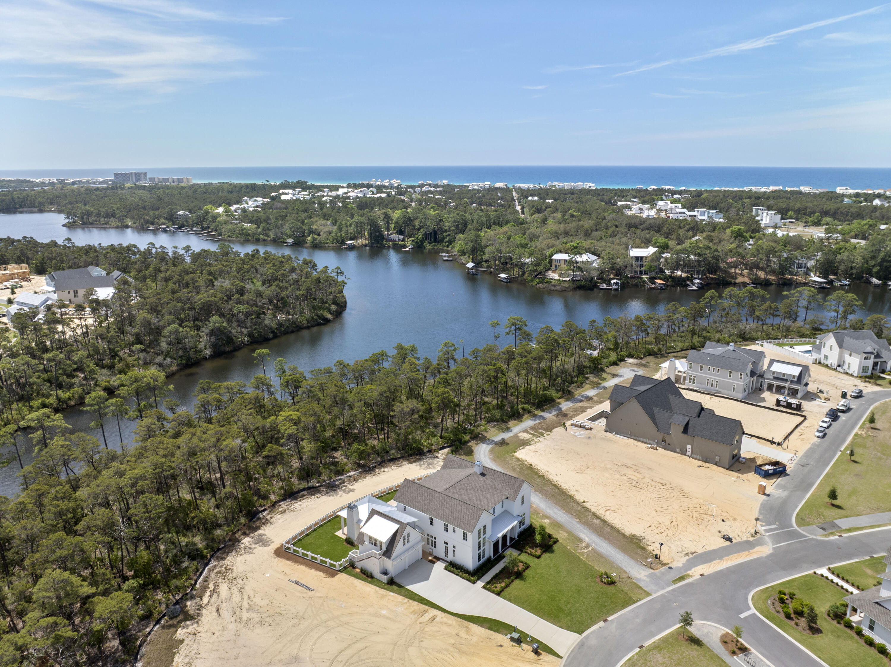 130 East Elliot Way Watersound, FL 32461 - Photo 4 of 52 a view of a lake with a city