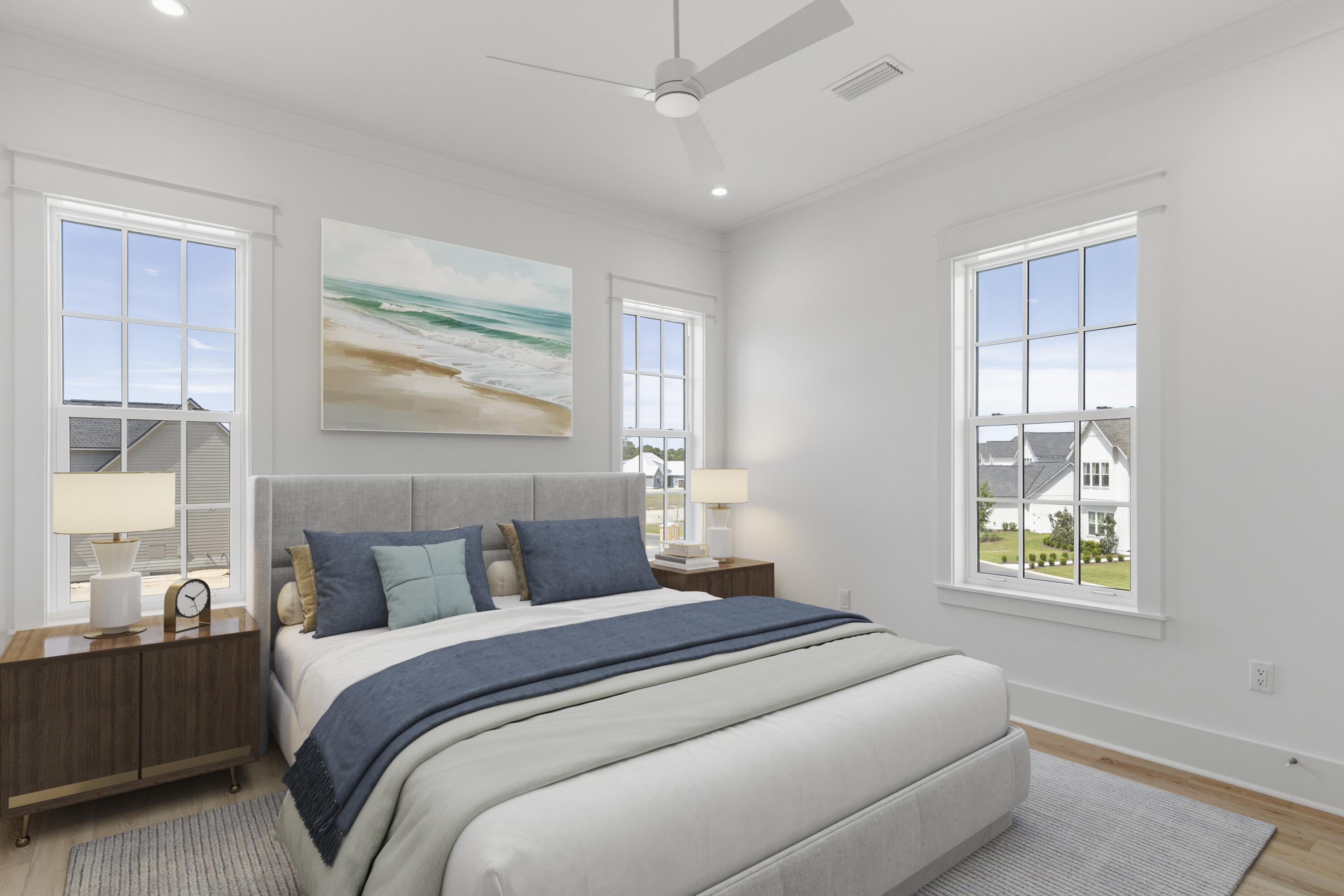130 East Elliot Way Watersound, FL 32461 - Photo 41 of 52 a bedroom with a bed and a window