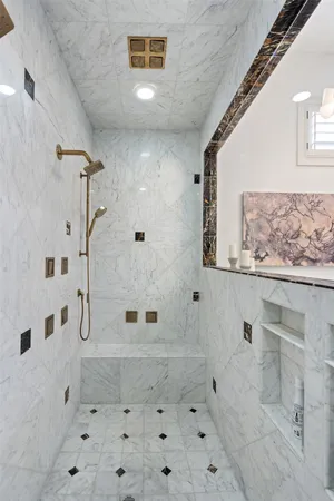 a room with lots of white walls