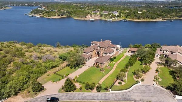 view of a lake from a room
