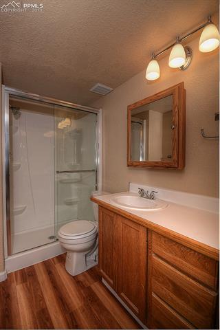 11625 Rex Road Peyton, CO 80831 - Photo 30 of 36 Newly remodeled basement bathroom with a new shower insert and floors