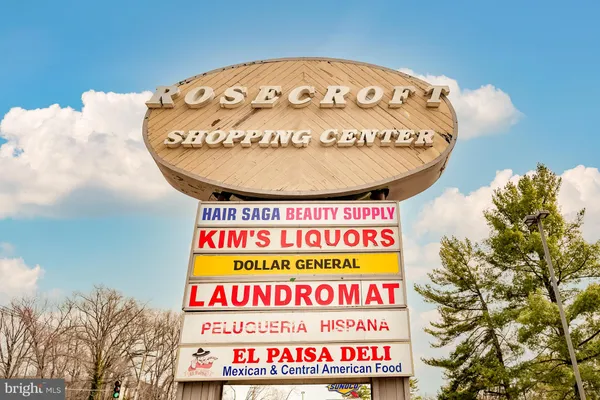 a view of a building with a street