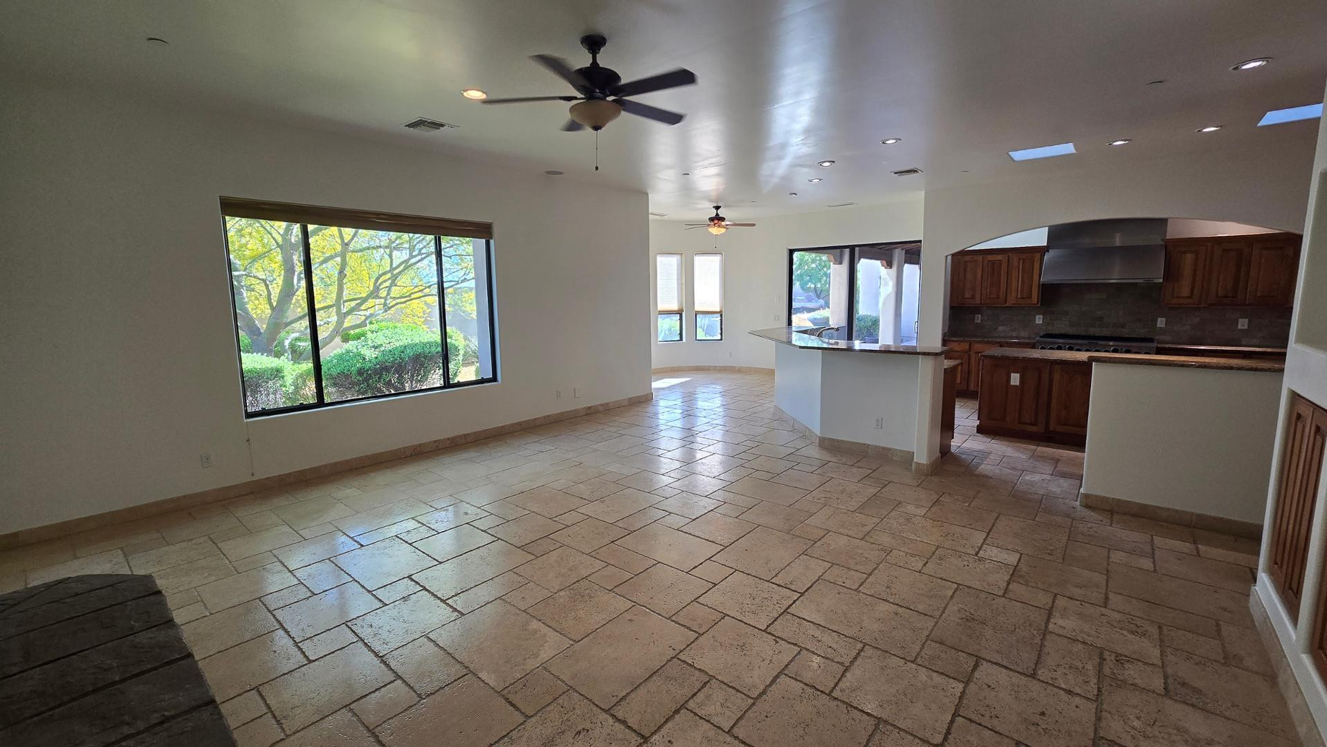 4485 East Quail Brush Road Cave Creek, AZ 85331 - Photo 17 of 64 a view of kitchen with windows oven cabinets and appliances