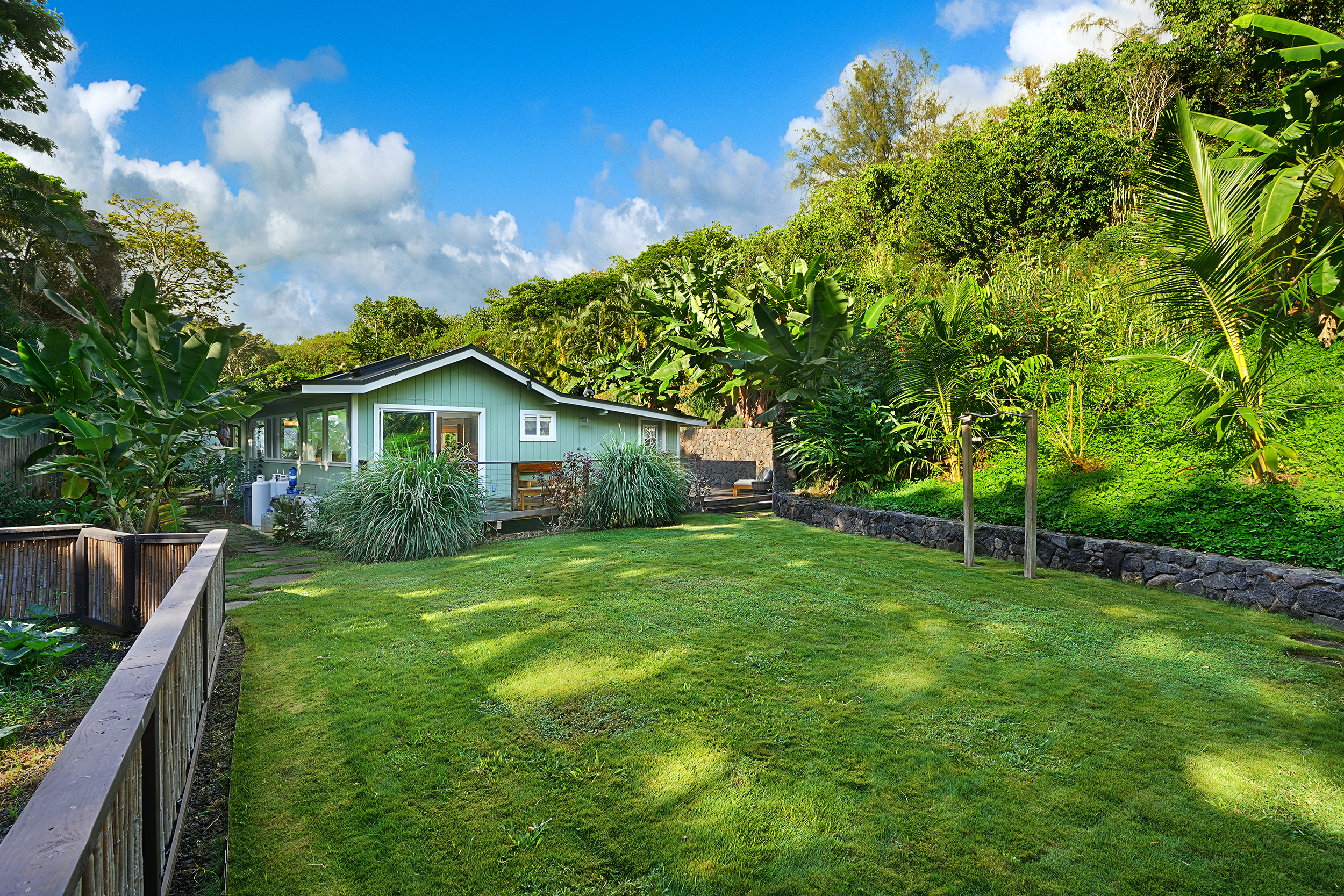 3720 A Moloaa Road Kilauea, HI 96754 - Photo 4 of 20 a backyard of a house with lots of green space