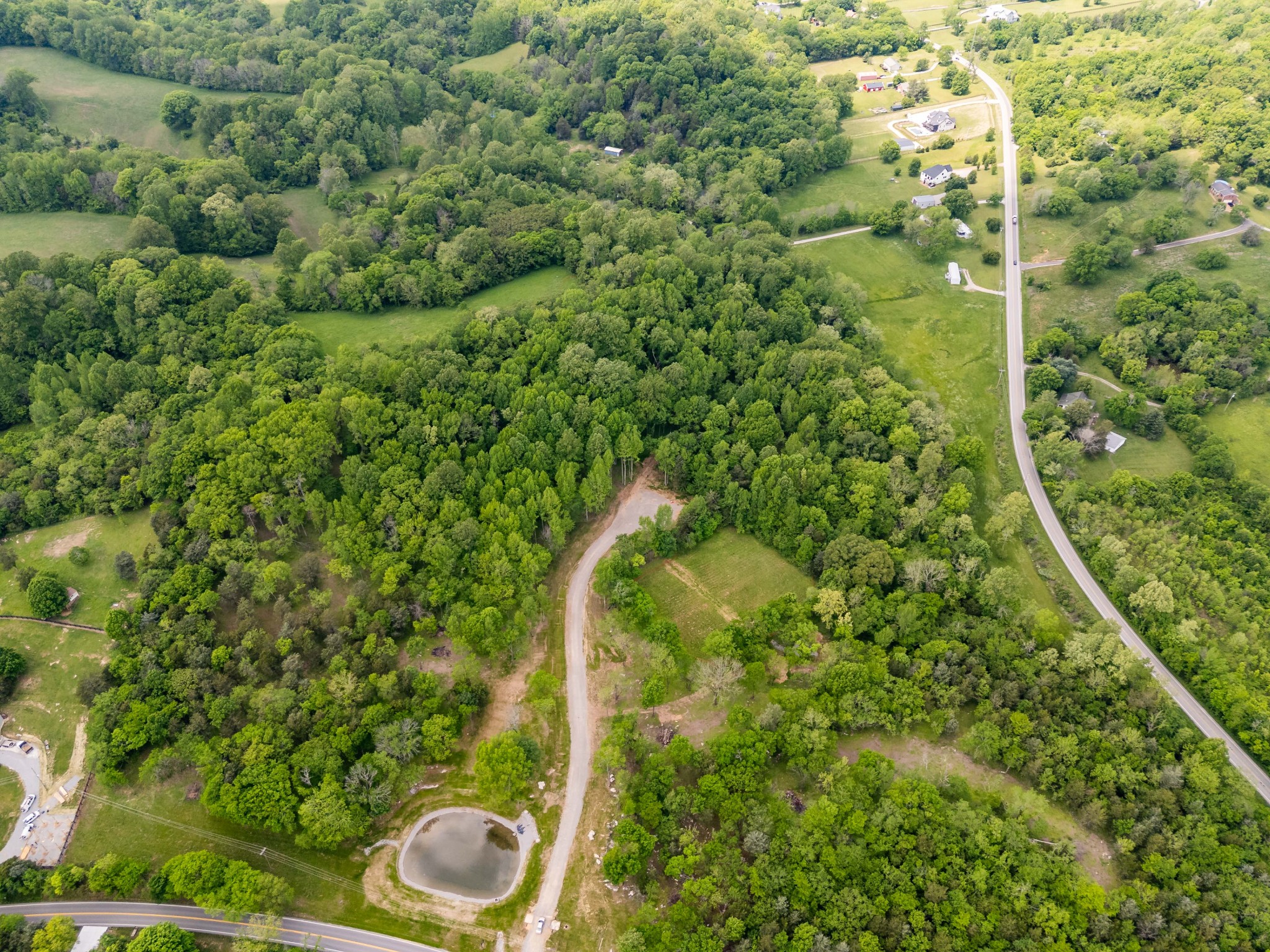 7001 Holts Reserve Road College Grove, TN 37046 - Photo 4 of 19 a map view of a yard