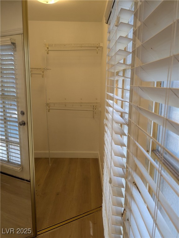 7301 Pleasant View Avenue Las Vegas, NV 89147 - Photo 34 of 37 Spacious closet featuring wood finished floors