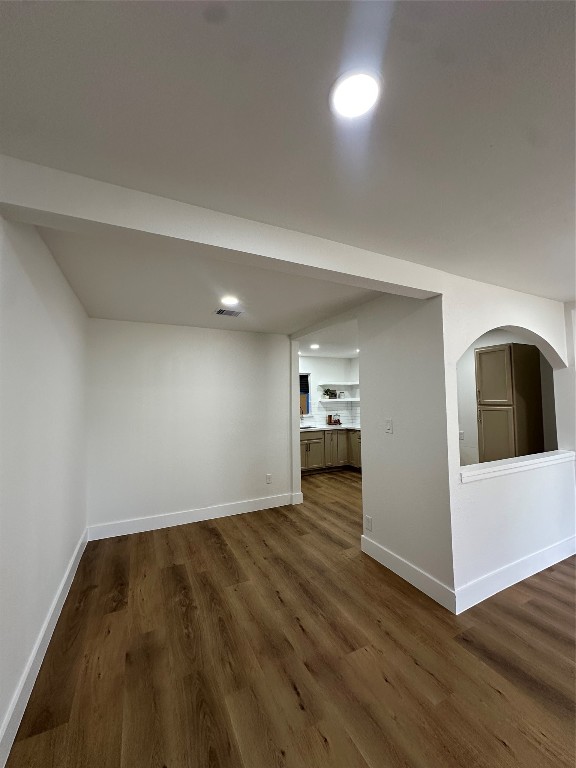 726 Banton Street Channelview, TX 77530 - Photo 14 of 30 a view of empty room with wooden floor