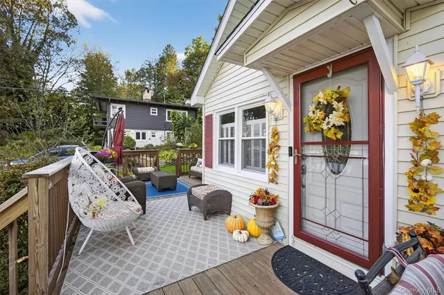 a view of a chairs in patio of the house