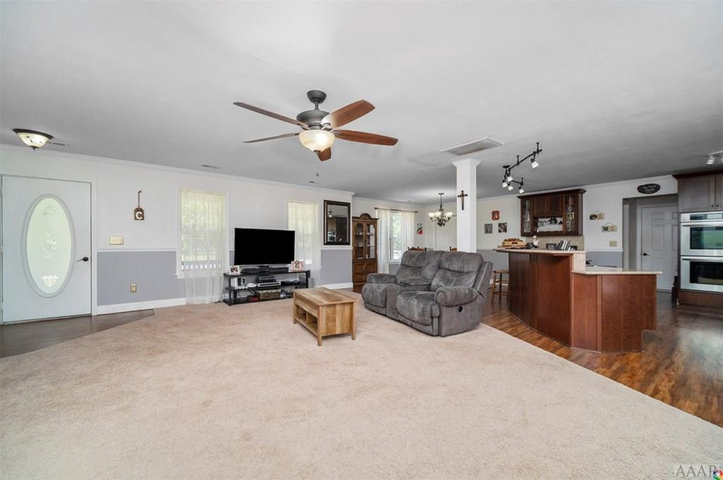 Open living room