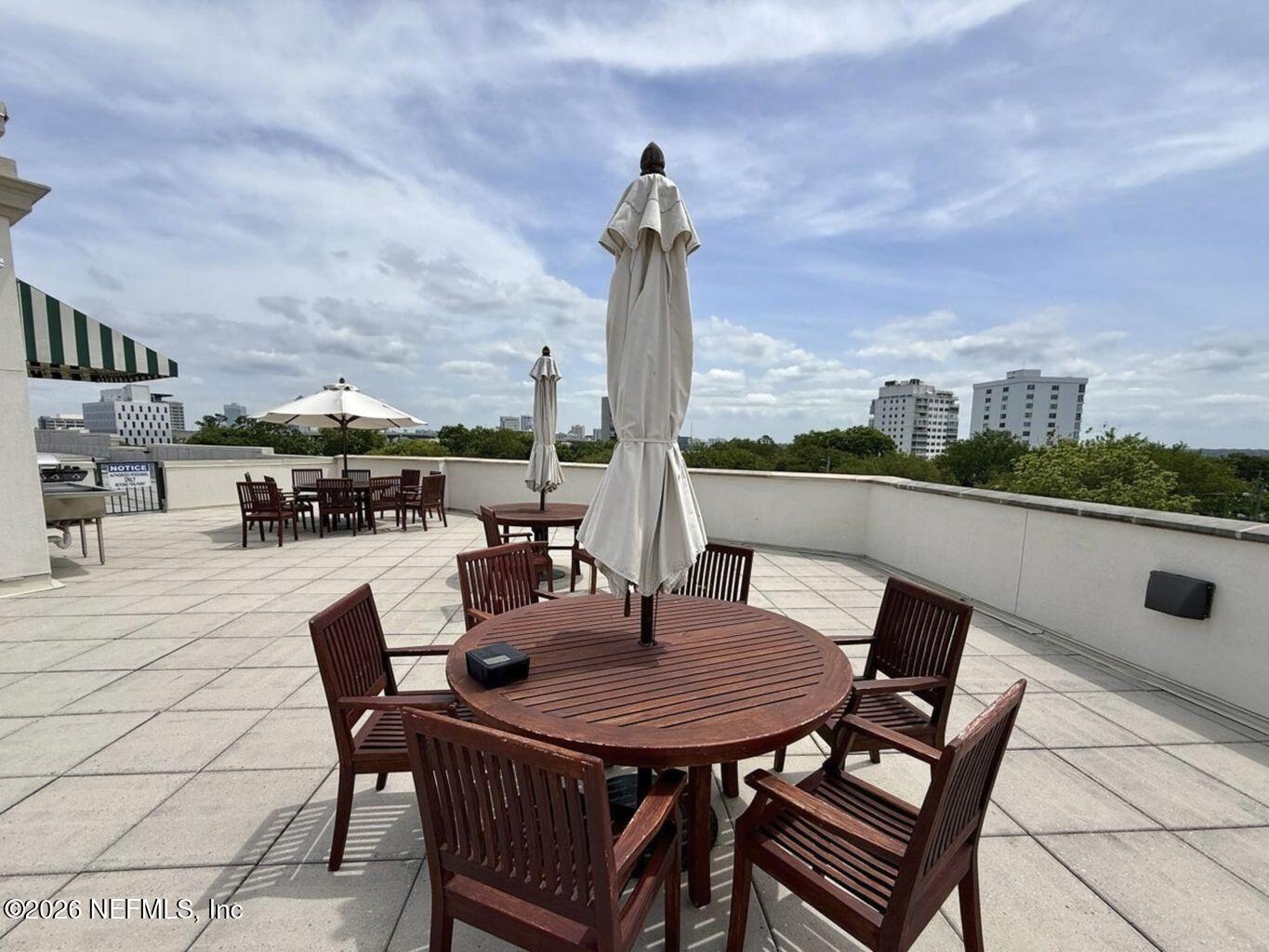 1661 Riverside Avenue, Unit 415 Jacksonville, FL 32204 - Photo 16 of 17 Rooftop with Grill and seating