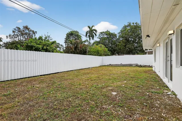 a view of an outdoor space and a yard