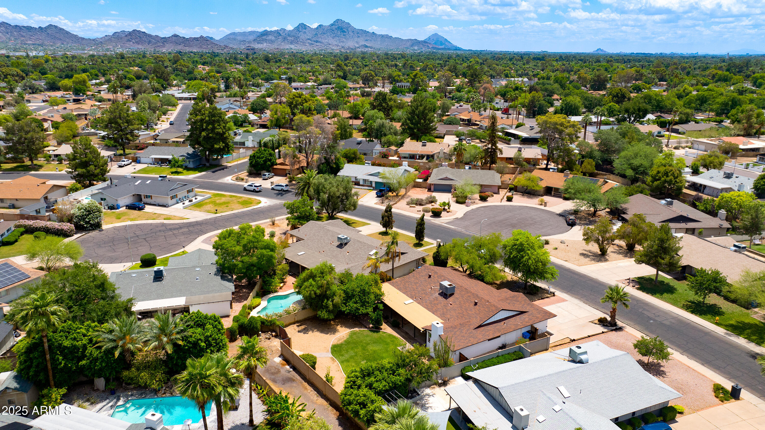1820 West Seldon Way Phoenix, AZ 85021 - Photo 27 of 29 an aerial view of residential house with outdoor space
