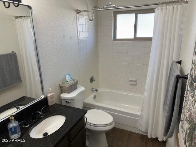 18235 North 45th Avenue Glendale, AZ 85308 - Photo 19 of 39 a bathroom with a granite countertop toilet sink and mirror or bathtub