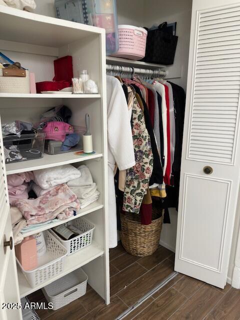 18235 North 45th Avenue Glendale, AZ 85308 - Photo 27 of 39 a view of walk in closet with clothes and shoes