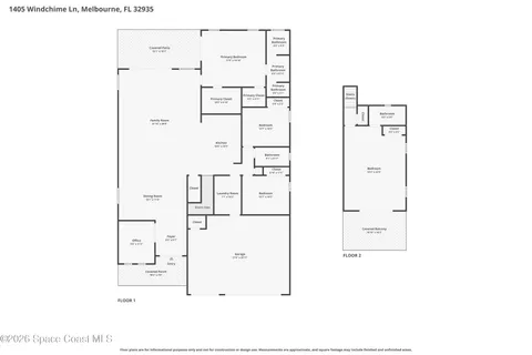 $875,000 | 1405 Windchime Lane, Melbourne, FL 32935