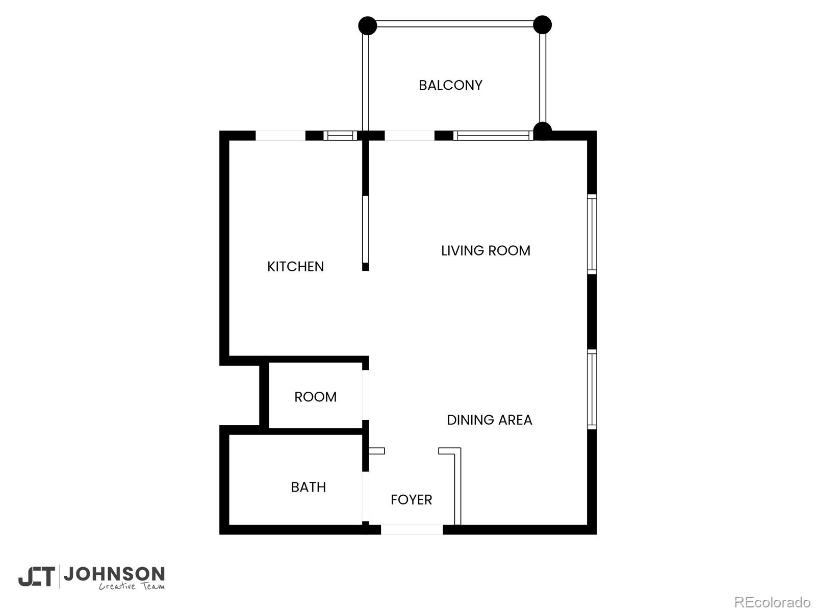 1376 Pearl Street, Unit 211 Denver, CO 80203 - Photo 26 of 26 a picture of a floor plan