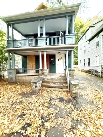 a view of a house with a outdoor space
