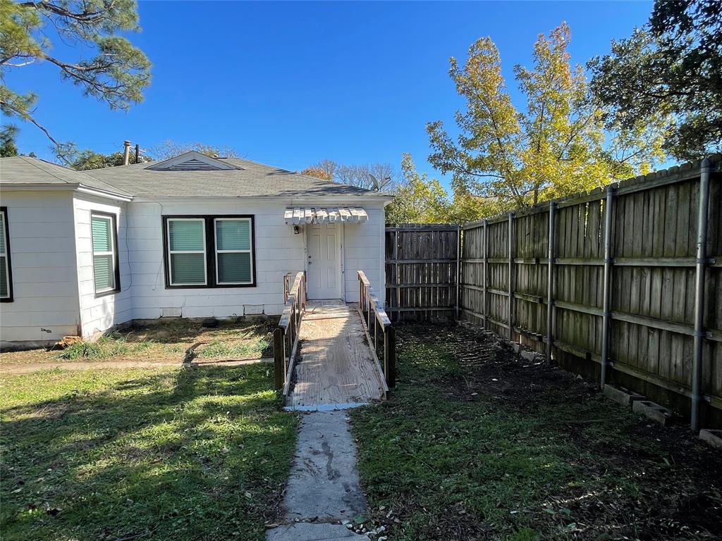 2203 Fowler Drive Denton, TX 76209 - Photo 15 of 18 a view of a house with backyard and sitting area