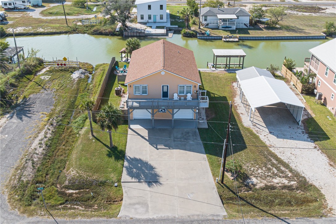 102 Ball Street Rockport, TX 78382 - Photo 5 of 40 an aerial view of a house with outdoor space