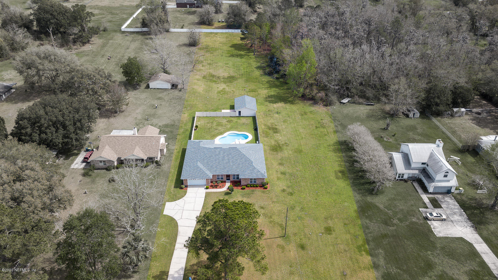 11533 Young Road Jacksonville, FL 32218 - Photo 40 of 46 Drone Property View