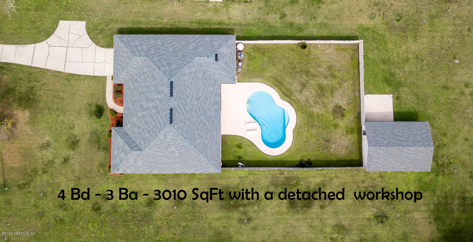 11533 Young Road Jacksonville, FL 32218 - Photo 43 of 46 Drone Overhead