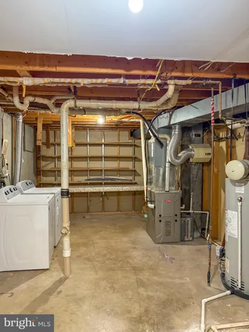 a view of storage and utility room