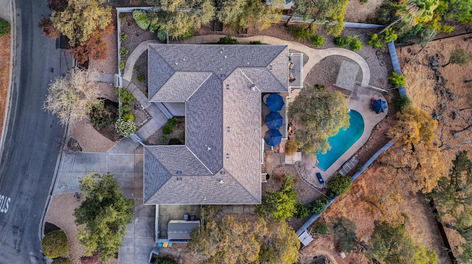 3468 Rolph Way El Dorado Hills, CA 95762 - Photo 39 of 51 an aerial view of houses with outdoor space