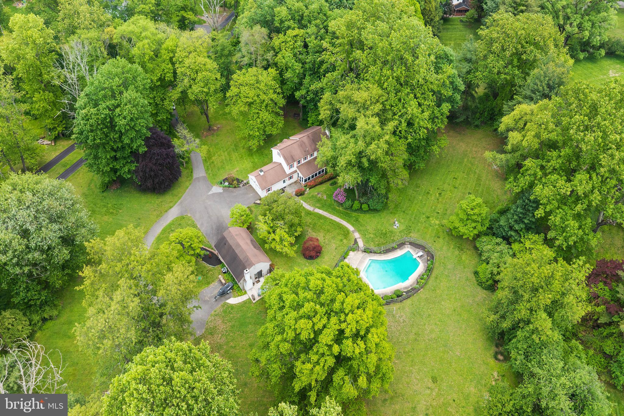 681 Brintons Bridge Road West Chester, PA 19382 - Photo 62 of 64 Main House Leading to Pool & Apartment