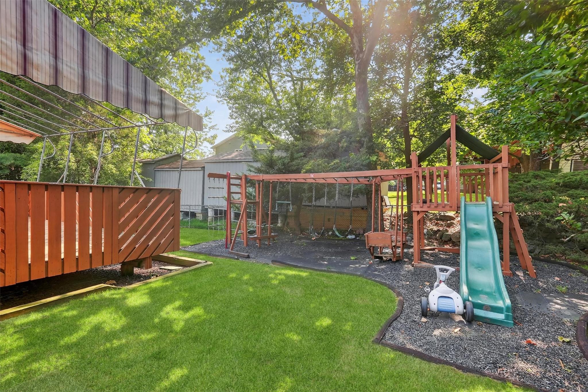 15 Dr Frank Road Spring Valley, NY 10977 - Photo 42 of 50 View of yard with a playground