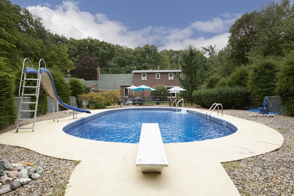 926 Old Turnpike Road Oakham, MA 01068 - Photo 10 of 42 a view of a swimming pool with a patio