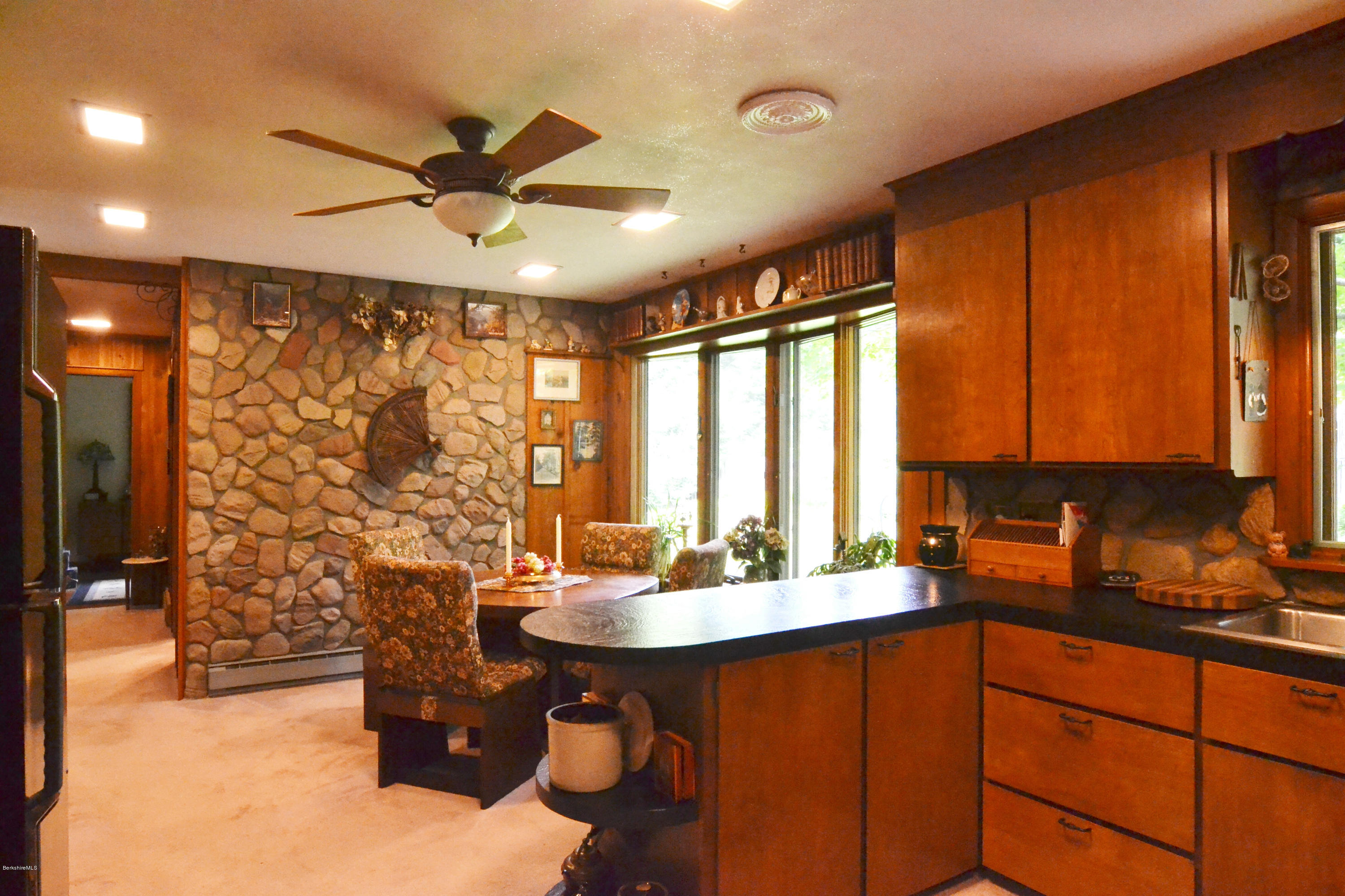 1691 Dublin Road Richmond, MA 01254 - Photo 11 of 35 a kitchen with a sink and a large window