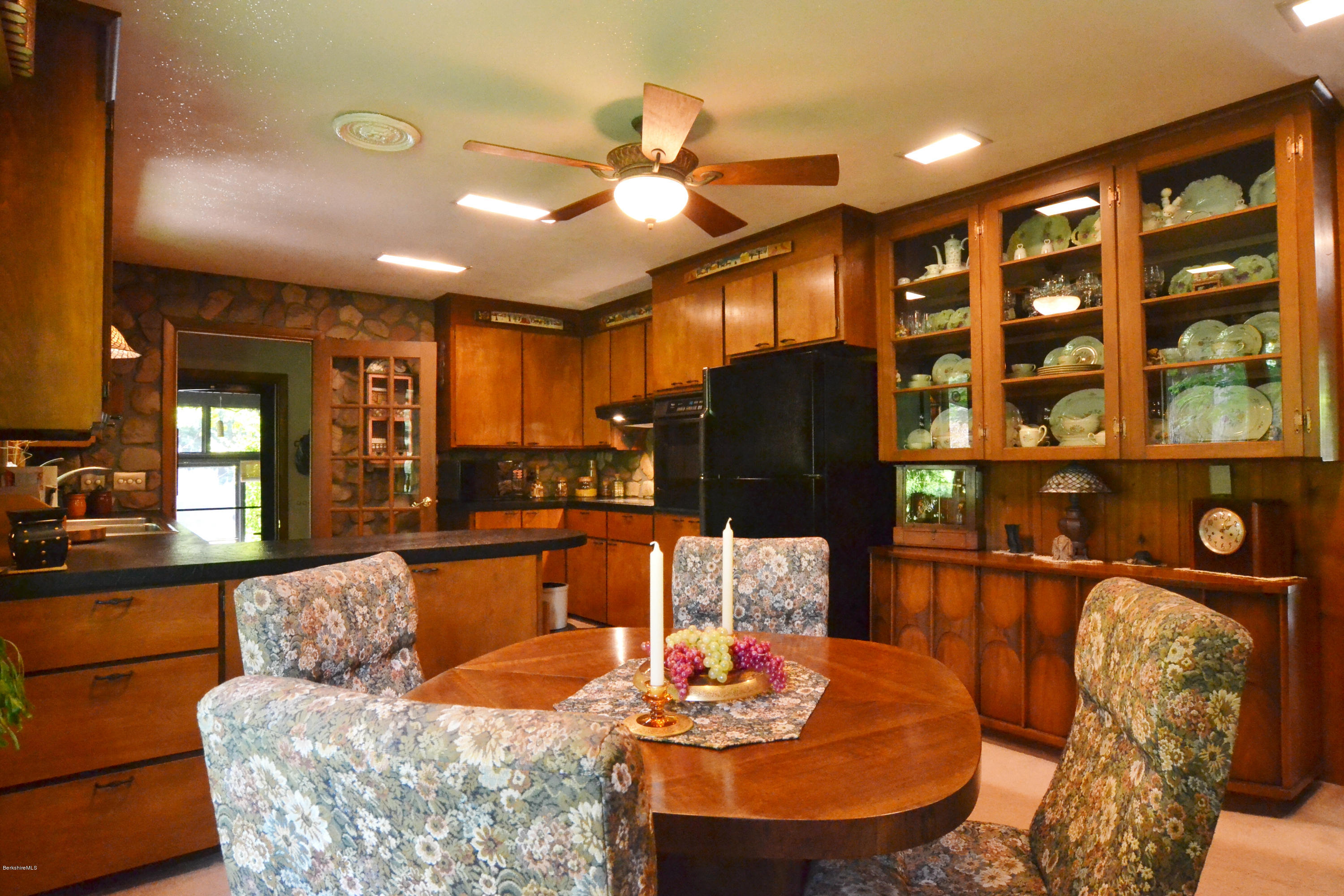 1691 Dublin Road Richmond, MA 01254 - Photo 17 of 35 a living room with furniture and a flat screen tv