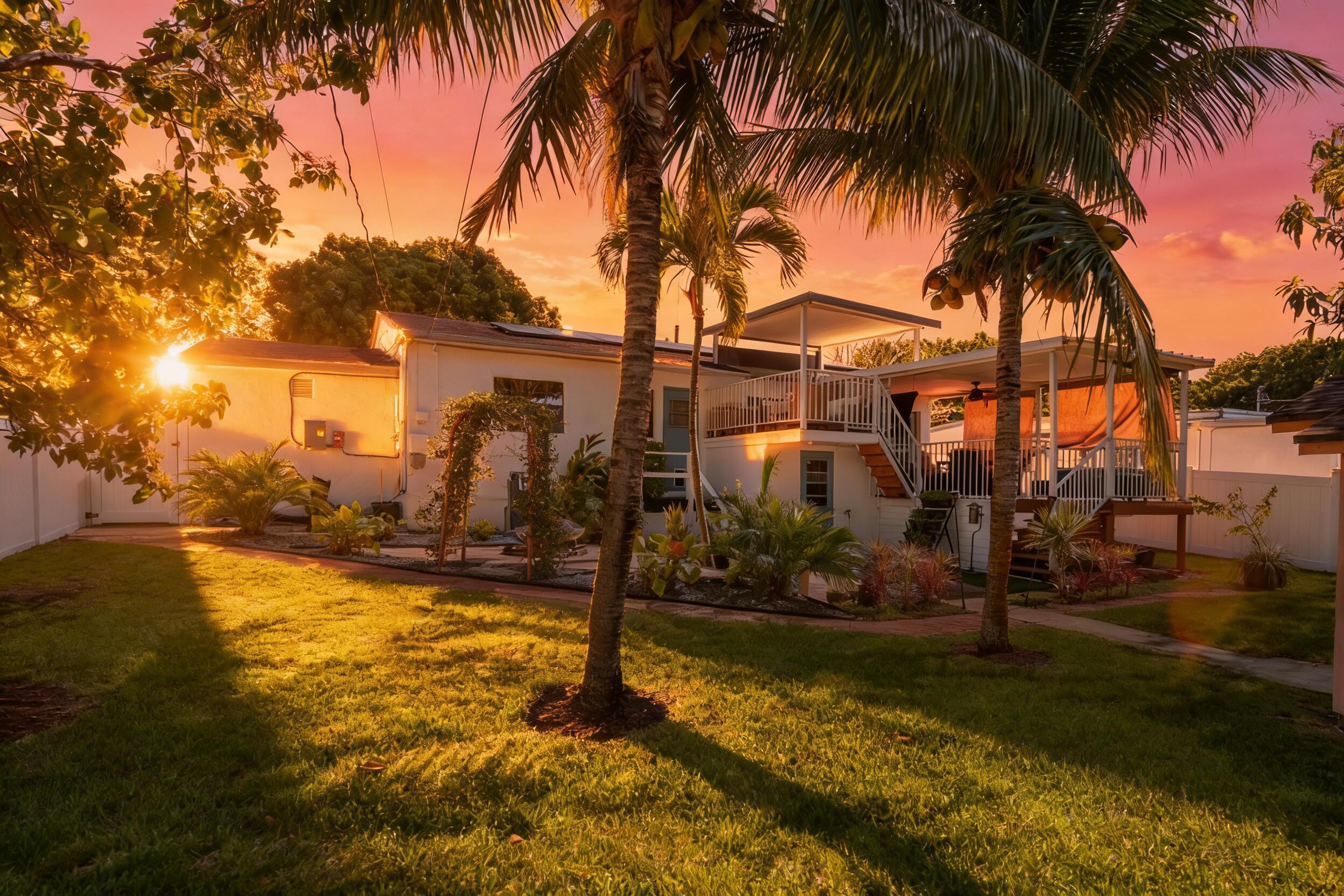 5511 Columbus Road West Palm Beach, FL 33405 - Photo 37 of 37 5511 sunset back