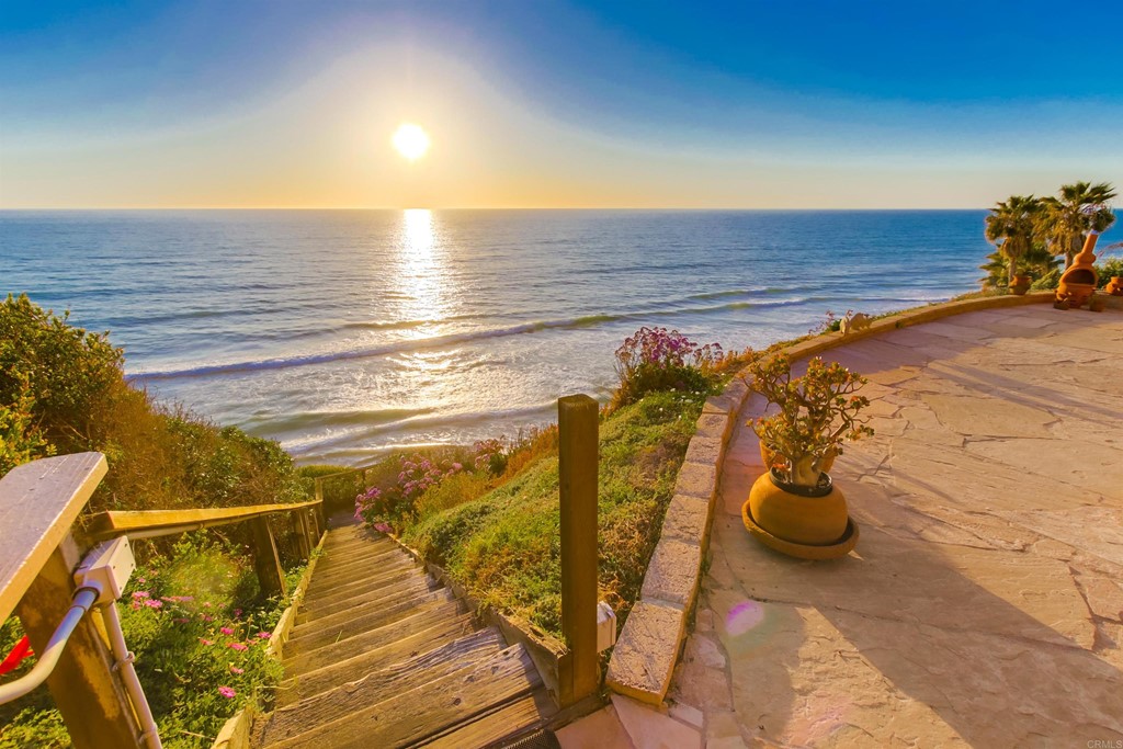 1236 Neptune Avenue Encinitas, CA 92024 - Photo 29 of 40 a view of a swimming pool with an outdoor space