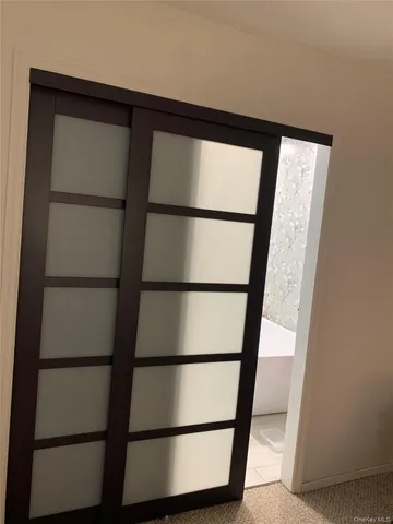 a view of front door