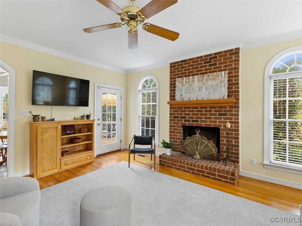 8104 Lower Ralston Road Henrico, VA 23229 - Photo 15 of 49 a living room with furniture and a flat screen tv