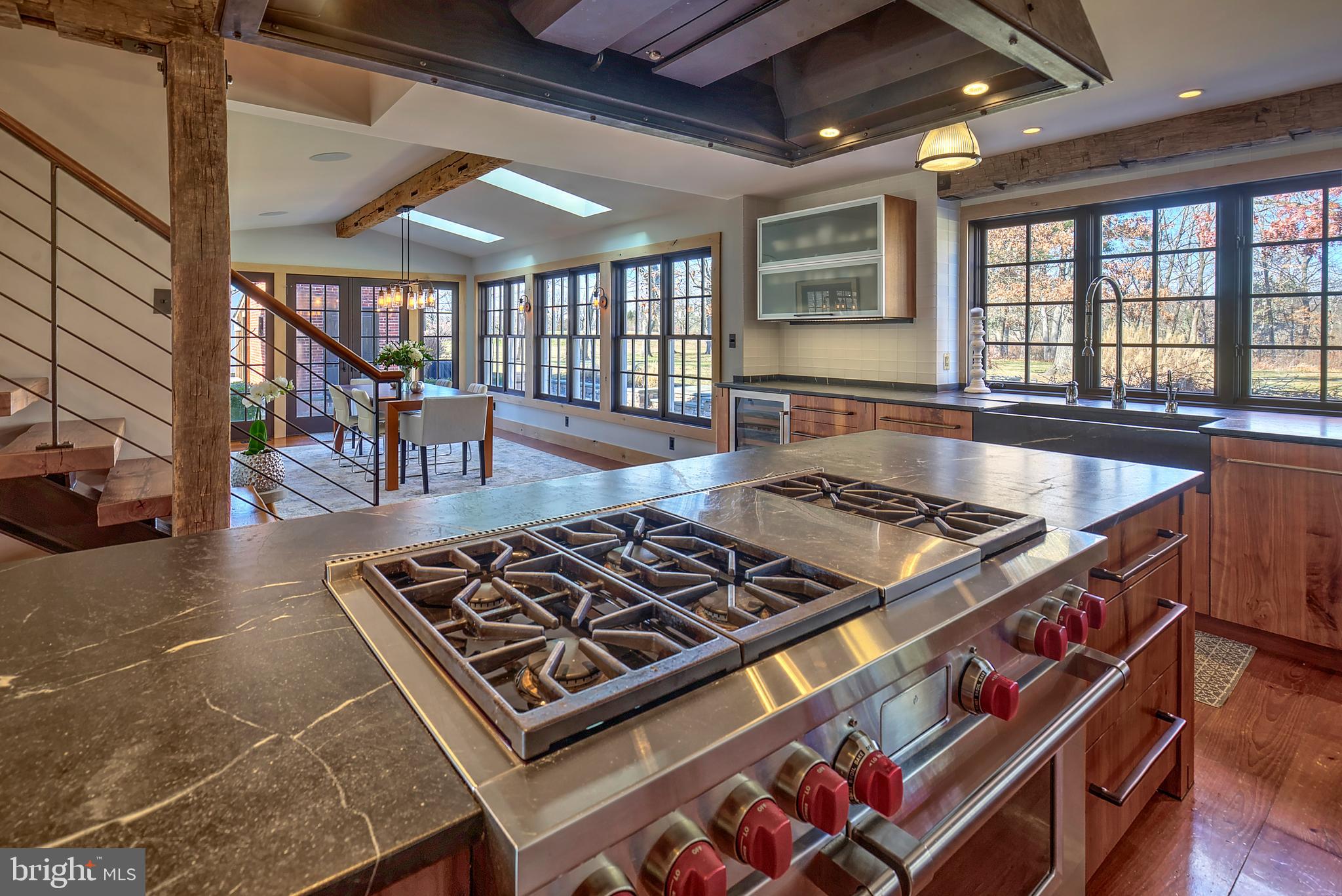 266 Province Line Road Skillman, NJ 08558 - Photo 22 of 71 a kitchen with stainless steel appliances granite countertop a stove and a sink