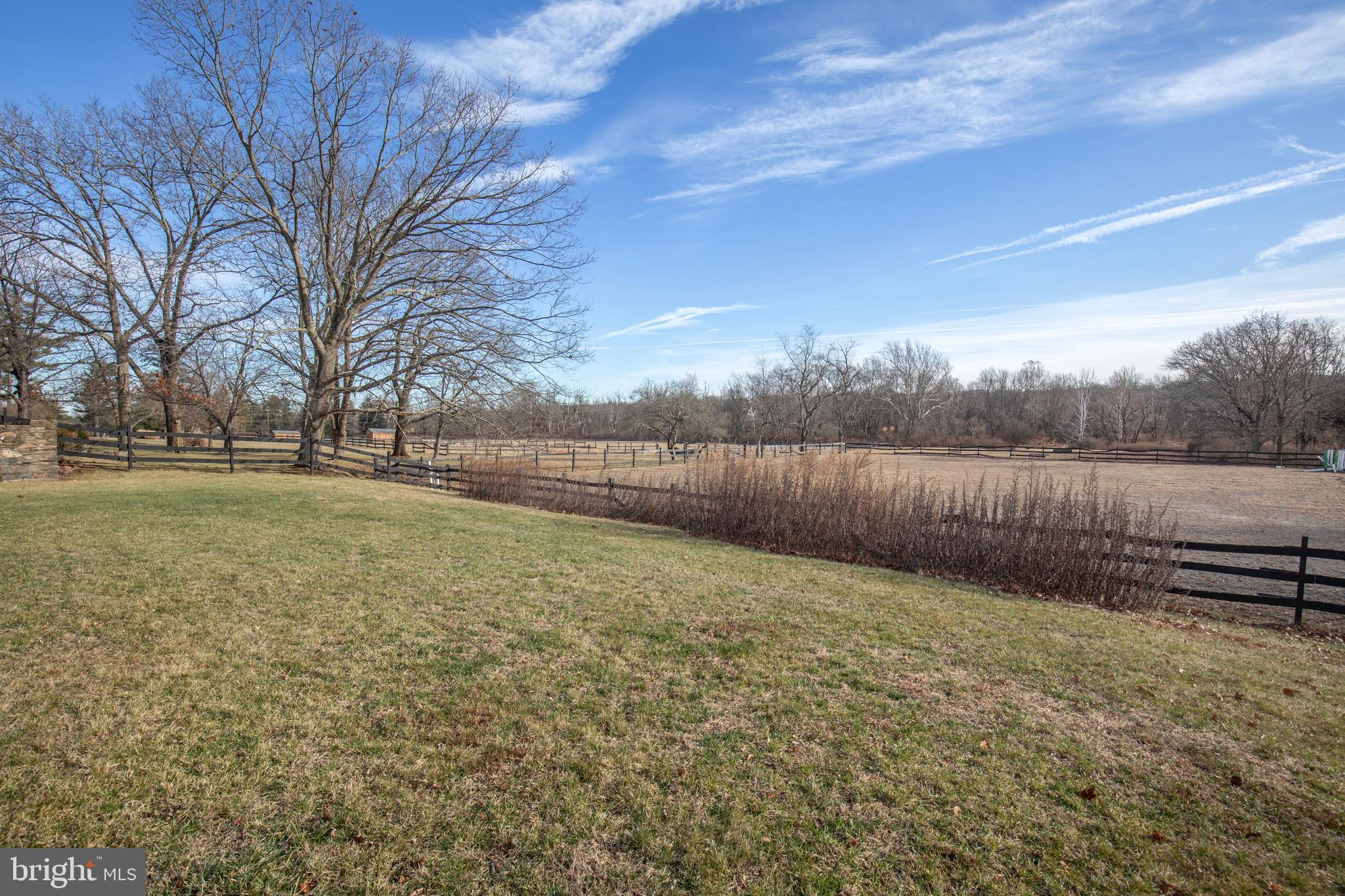 266 Province Line Road Skillman, NJ 08558 - Photo 42 of 71 a view of a yard with wooden fence